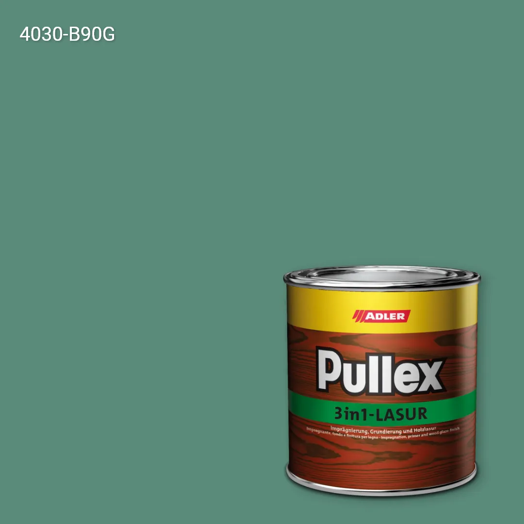Лазур для дерева Pullex 3in1-Lasur колір NCS S 4030-B90G, Adler NCS S