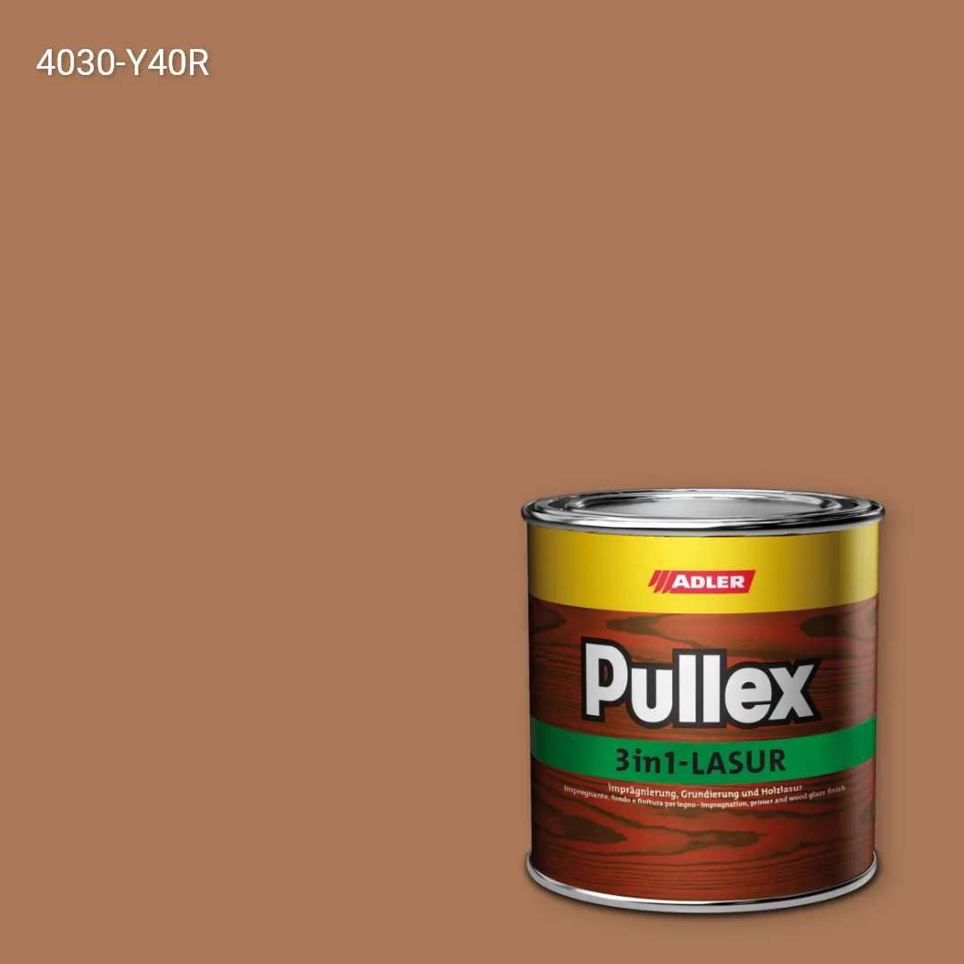 Лазур для дерева Pullex 3in1-Lasur колір NCS S 4030-Y40R, Adler NCS S