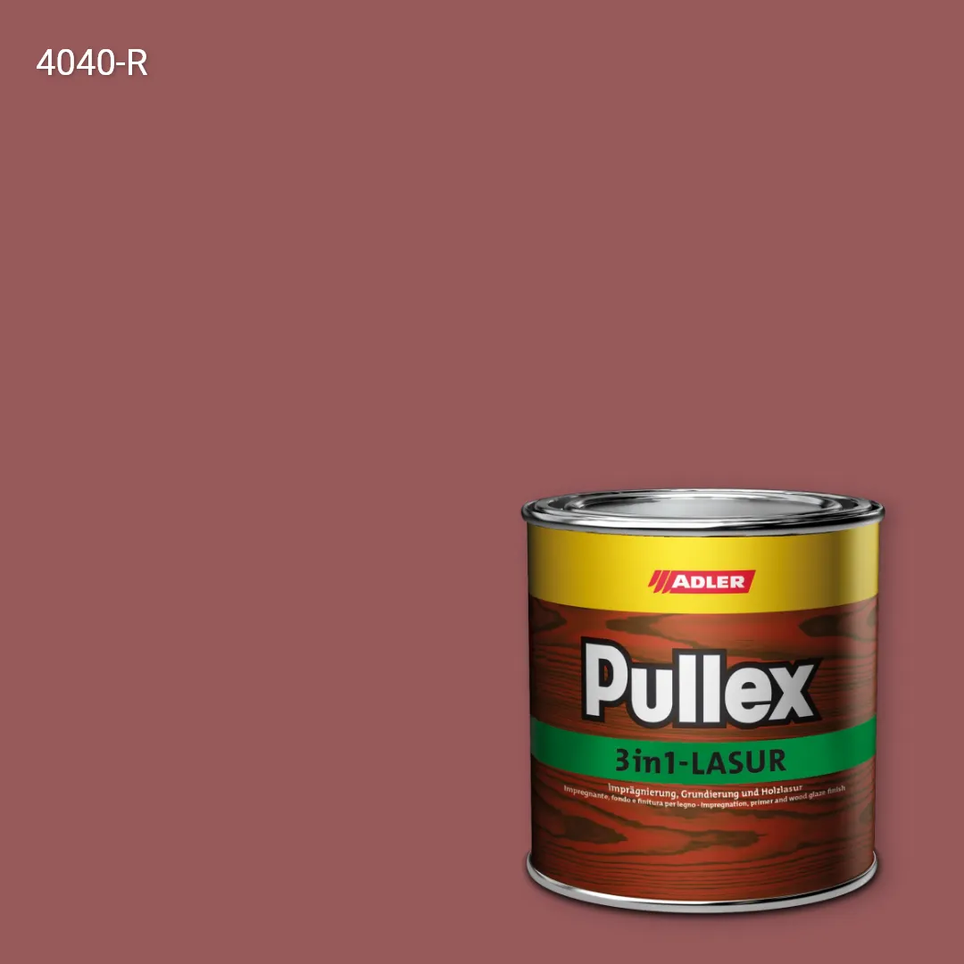 Лазур для дерева Pullex 3in1-Lasur колір NCS S 4040-R, Adler NCS S
