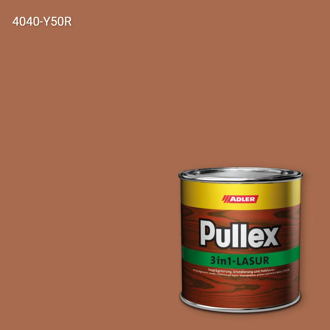 Лазур для дерева Pullex 3in1-Lasur колір NCS S 4040-Y50R, Adler NCS S