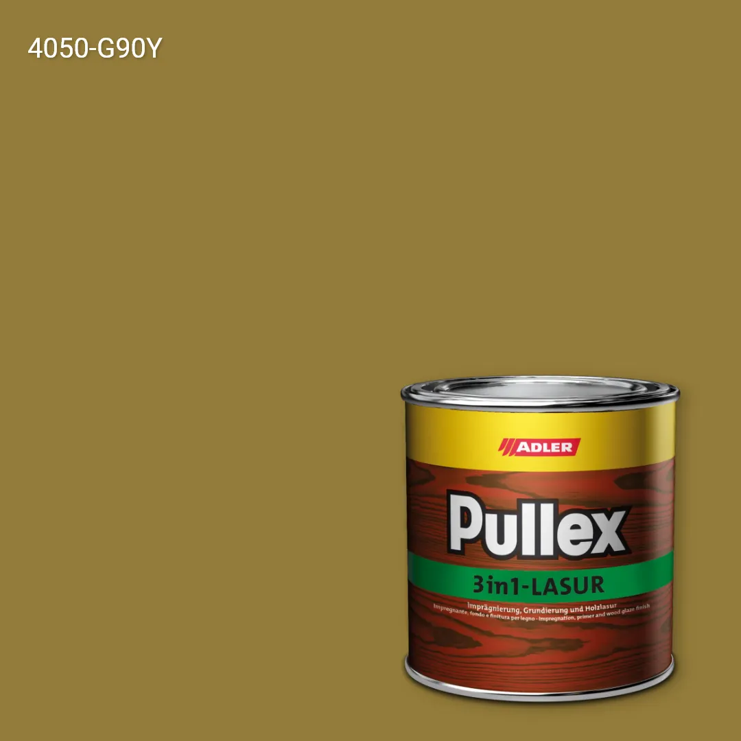 Лазур для дерева Pullex 3in1-Lasur колір NCS S 4050-G90Y, Adler NCS S
