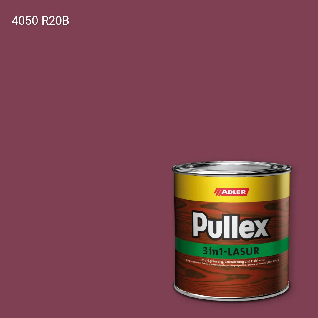 Лазур для дерева Pullex 3in1-Lasur колір NCS S 4050-R20B, Adler NCS S
