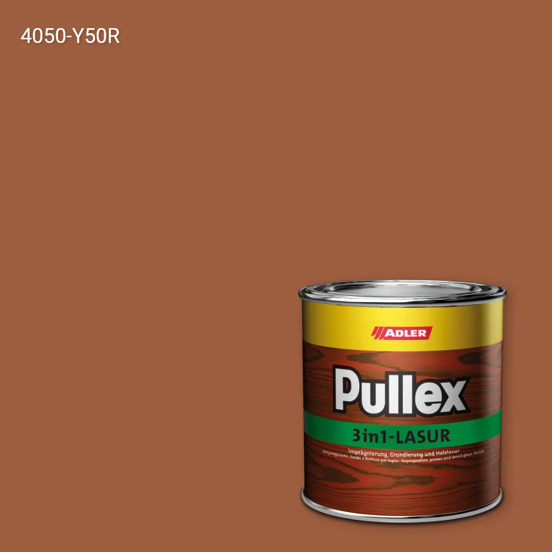 Лазур для дерева Pullex 3in1-Lasur колір NCS S 4050-Y50R, Adler NCS S
