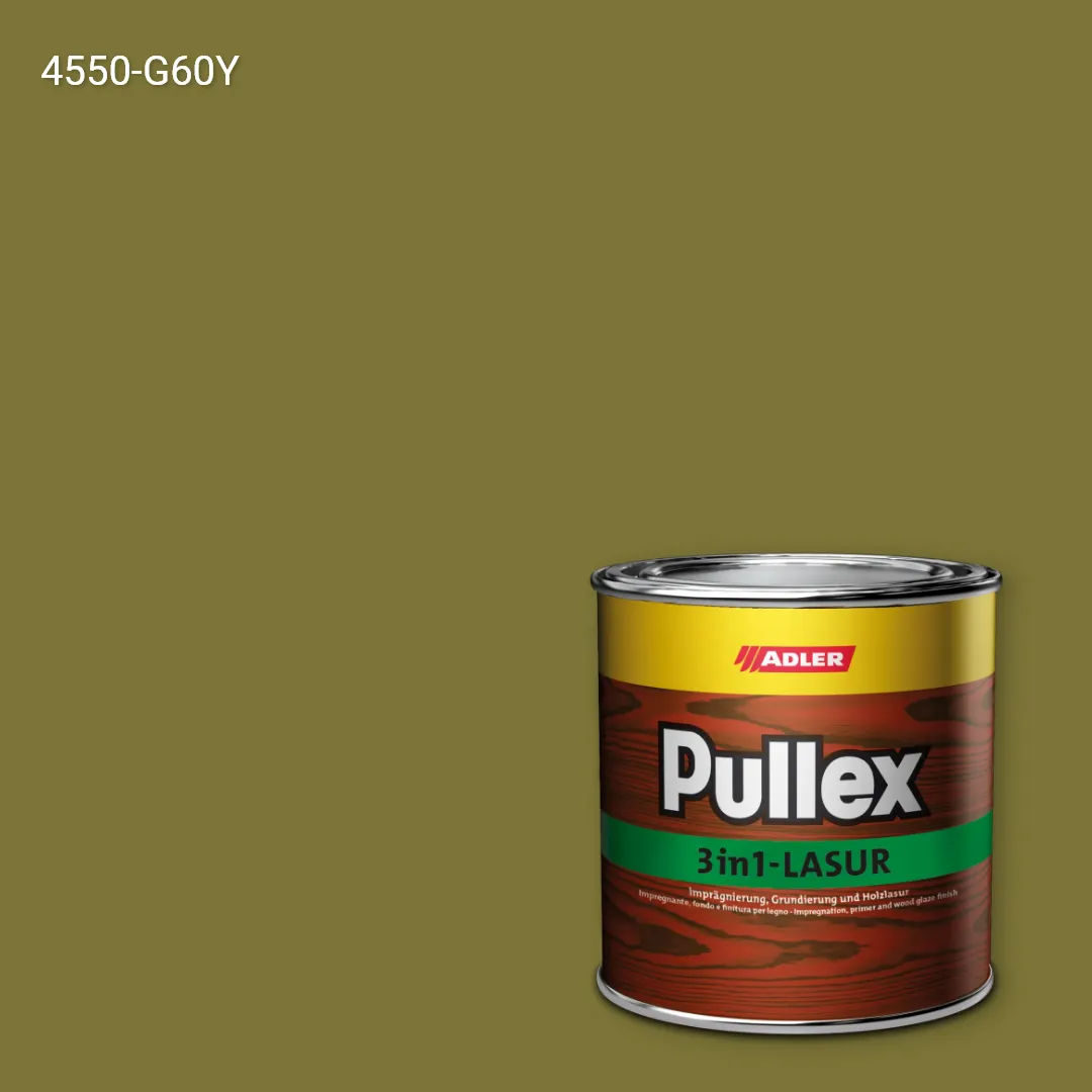 Лазур для дерева Pullex 3in1-Lasur колір NCS S 4550-G60Y, Adler NCS S