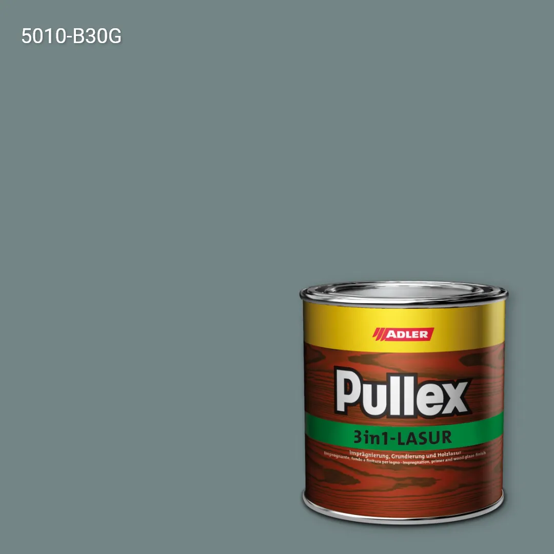 Лазур для дерева Pullex 3in1-Lasur колір NCS S 5010-B30G, Adler NCS S