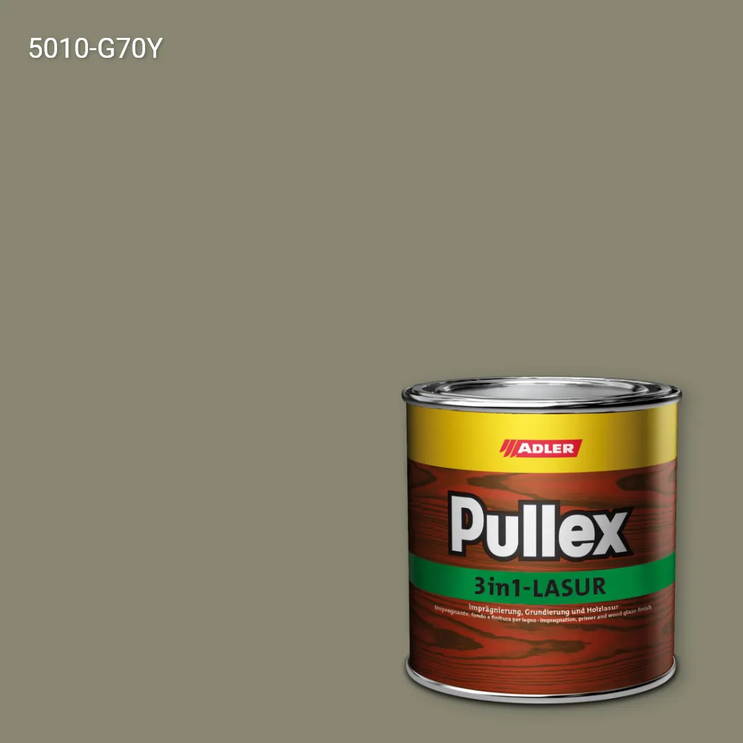 Лазур для дерева Pullex 3in1-Lasur колір NCS S 5010-G70Y, Adler NCS S