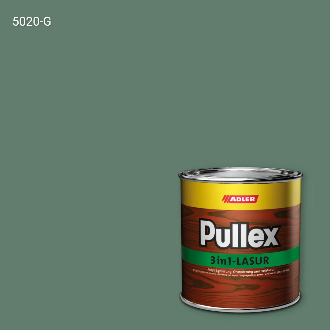 Лазур для дерева Pullex 3in1-Lasur колір NCS S 5020-G, Adler NCS S