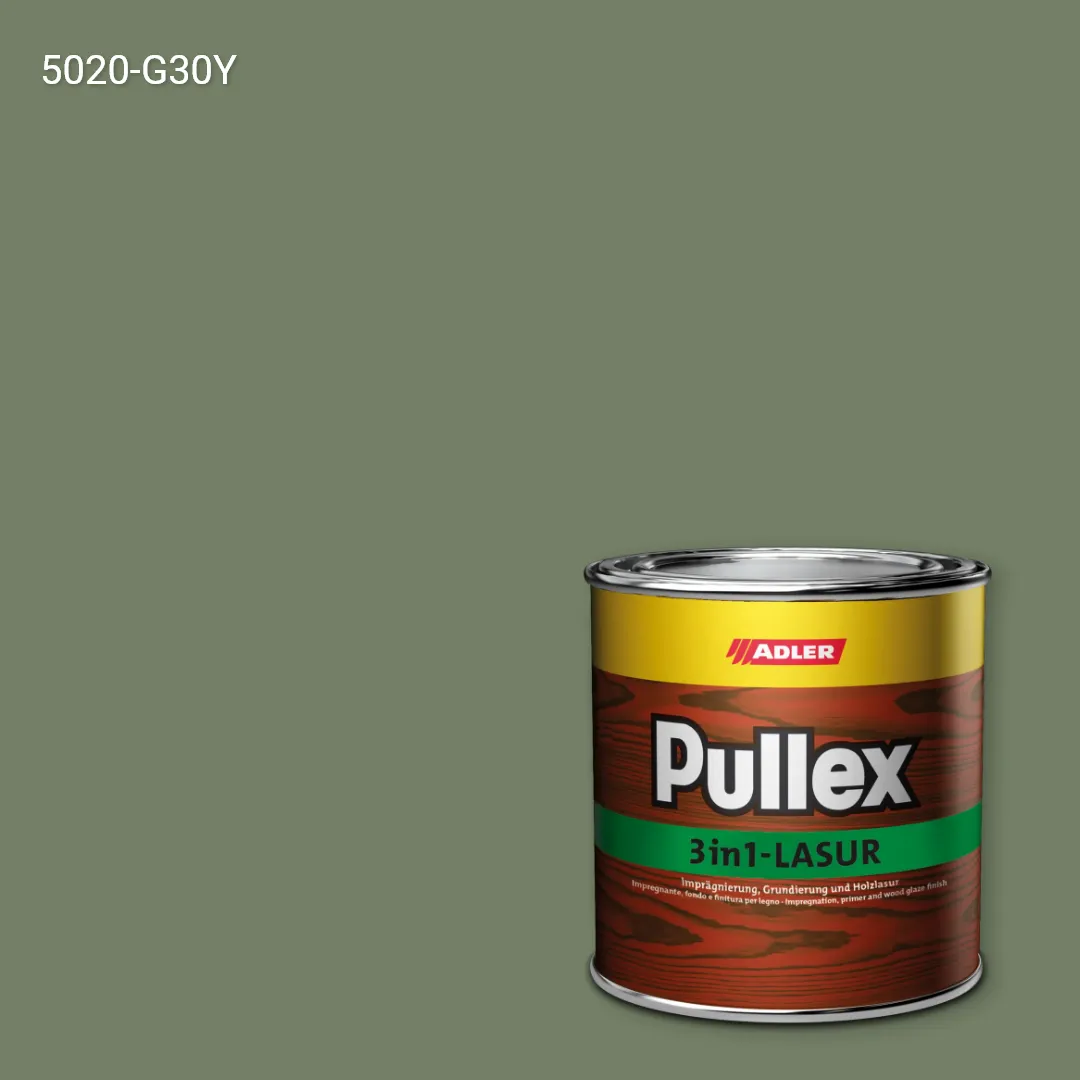 Лазур для дерева Pullex 3in1-Lasur колір NCS S 5020-G30Y, Adler NCS S