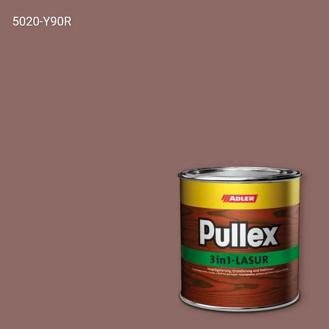 Лазур для дерева Pullex 3in1-Lasur колір NCS S 5020-Y90R, Adler NCS S