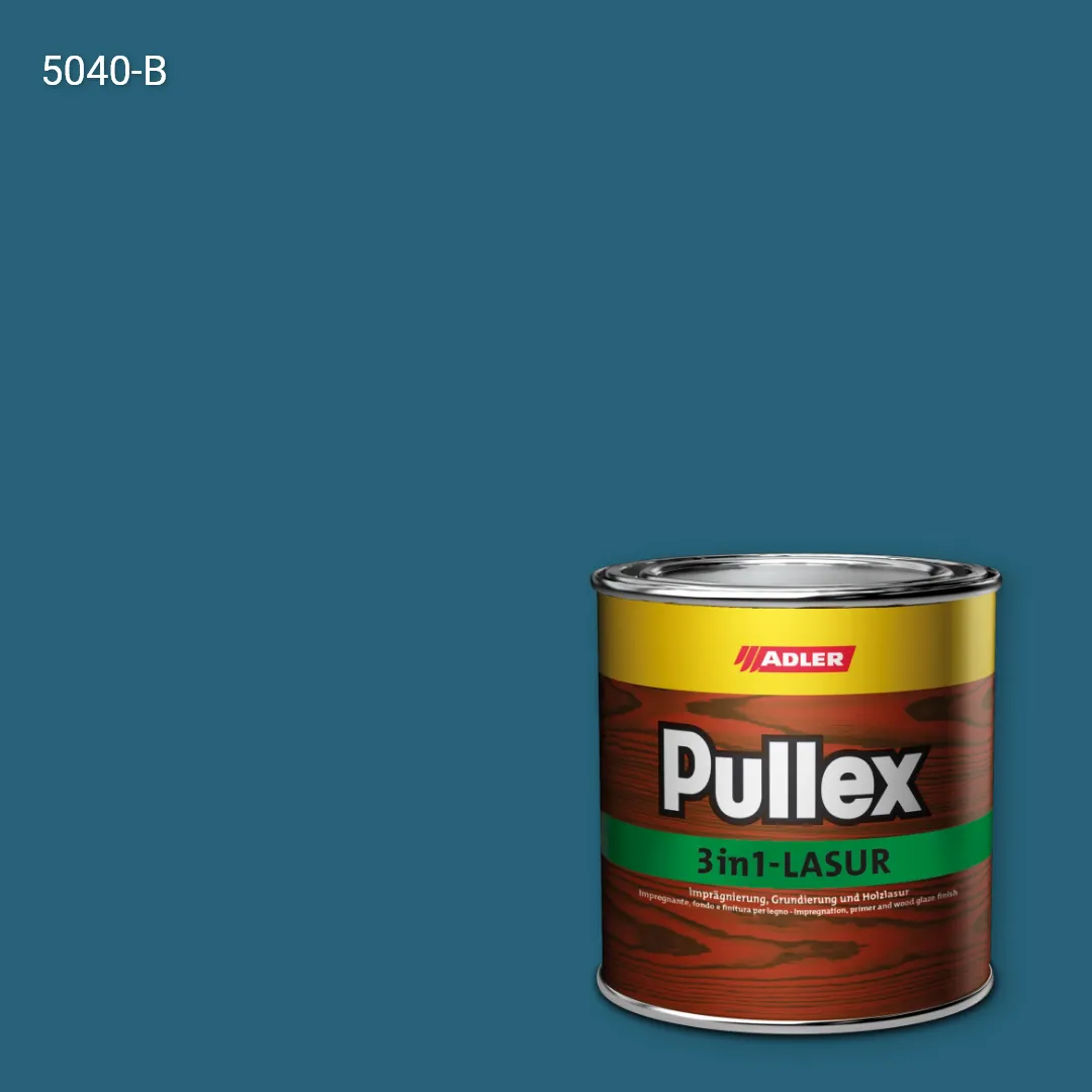 Лазур для дерева Pullex 3in1-Lasur колір NCS S 5040-B, Adler NCS S