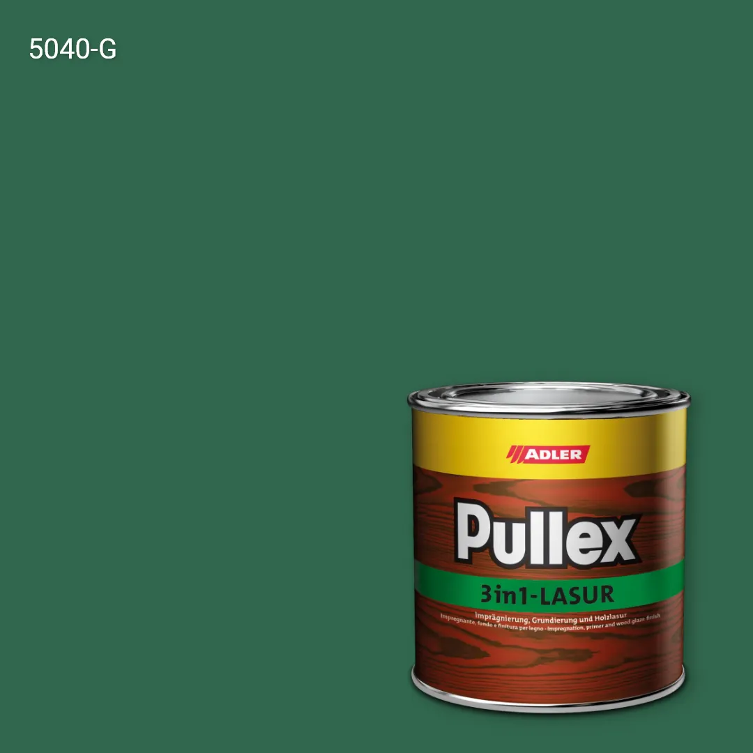 Лазур для дерева Pullex 3in1-Lasur колір NCS S 5040-G, Adler NCS S