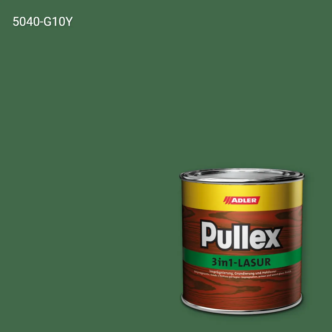 Лазур для дерева Pullex 3in1-Lasur колір NCS S 5040-G10Y, Adler NCS S