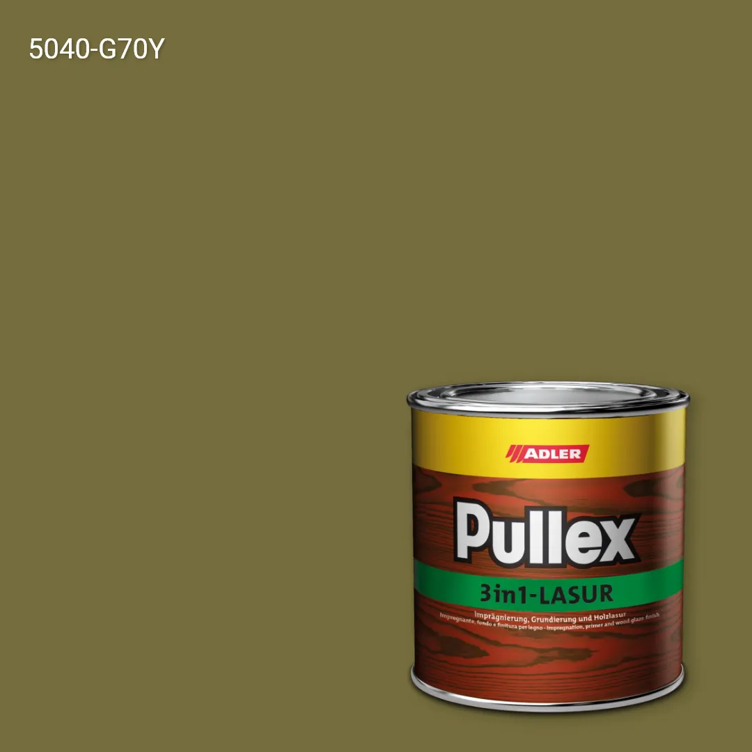 Лазур для дерева Pullex 3in1-Lasur колір NCS S 5040-G70Y, Adler NCS S