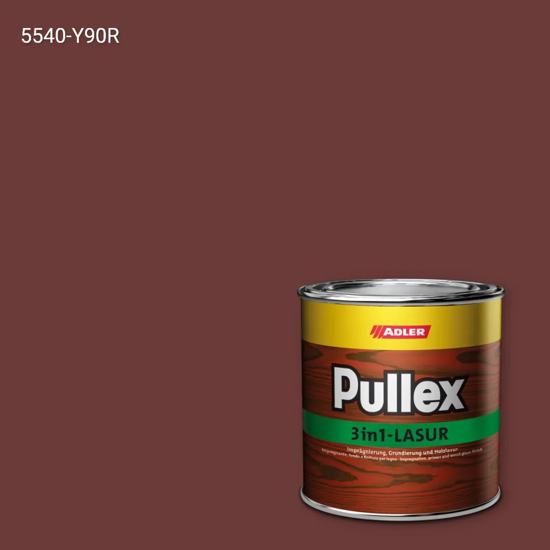 Лазур для дерева Pullex 3in1-Lasur колір NCS S 5540-Y90R, Adler NCS S