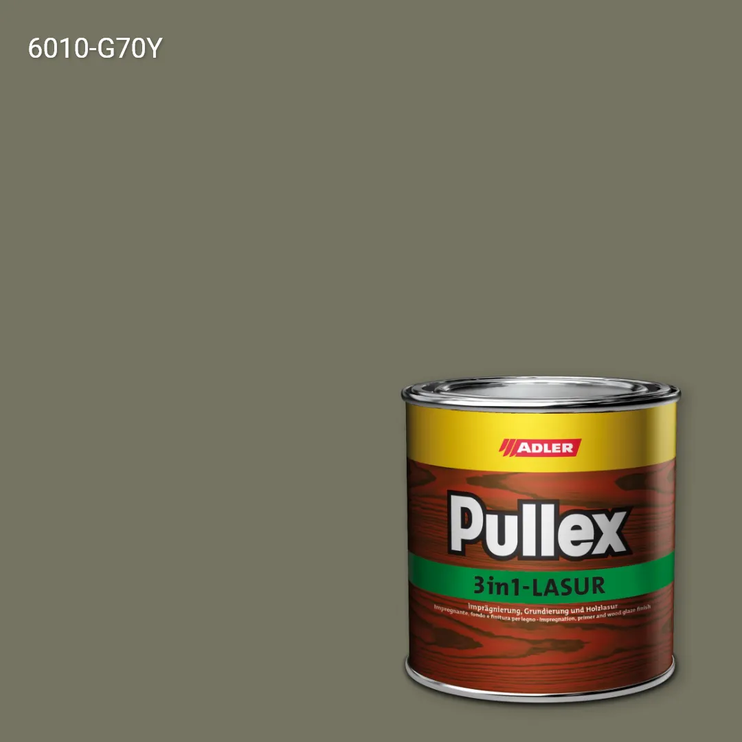 Лазур для дерева Pullex 3in1-Lasur колір NCS S 6010-G70Y, Adler NCS S