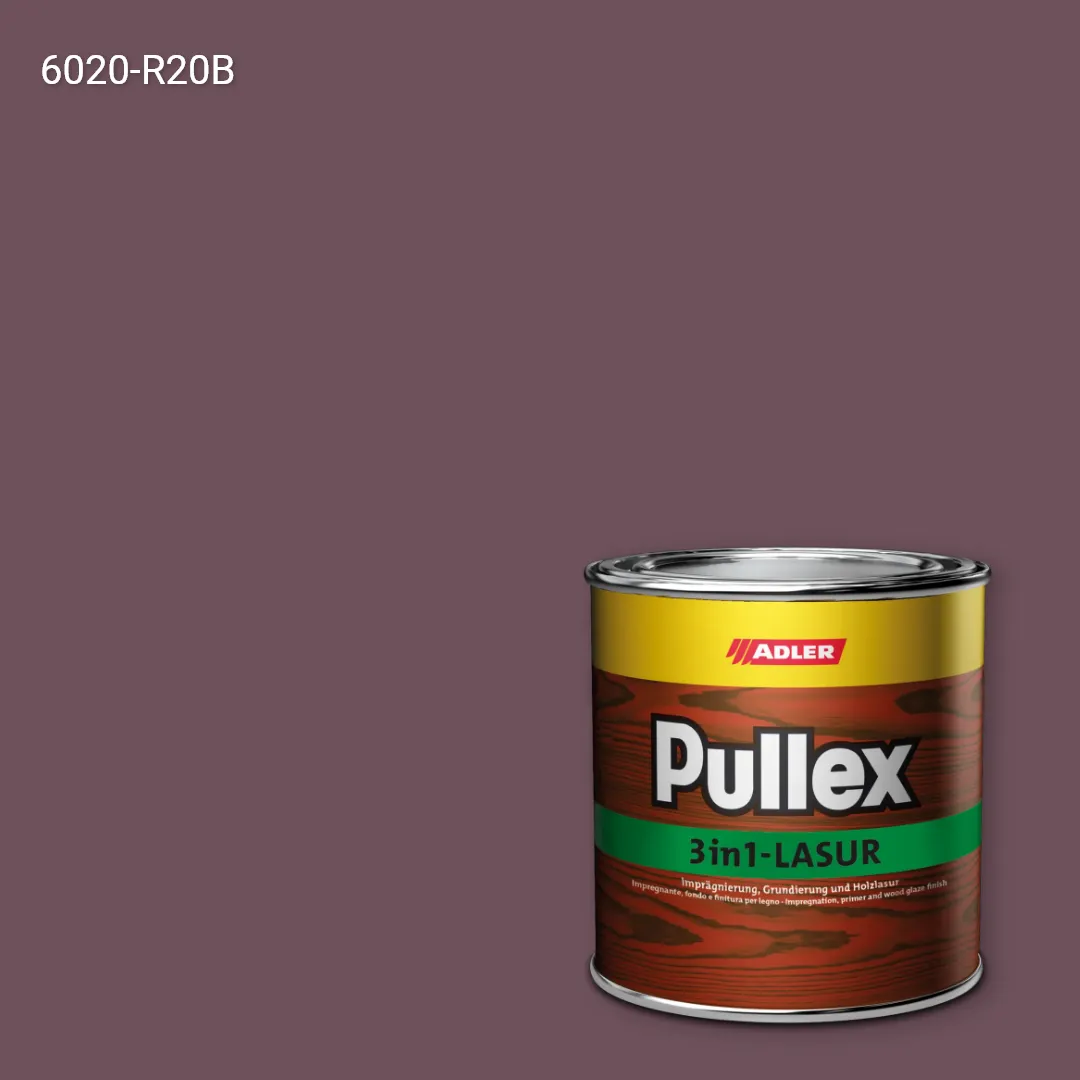 Лазур для дерева Pullex 3in1-Lasur колір NCS S 6020-R20B, Adler NCS S
