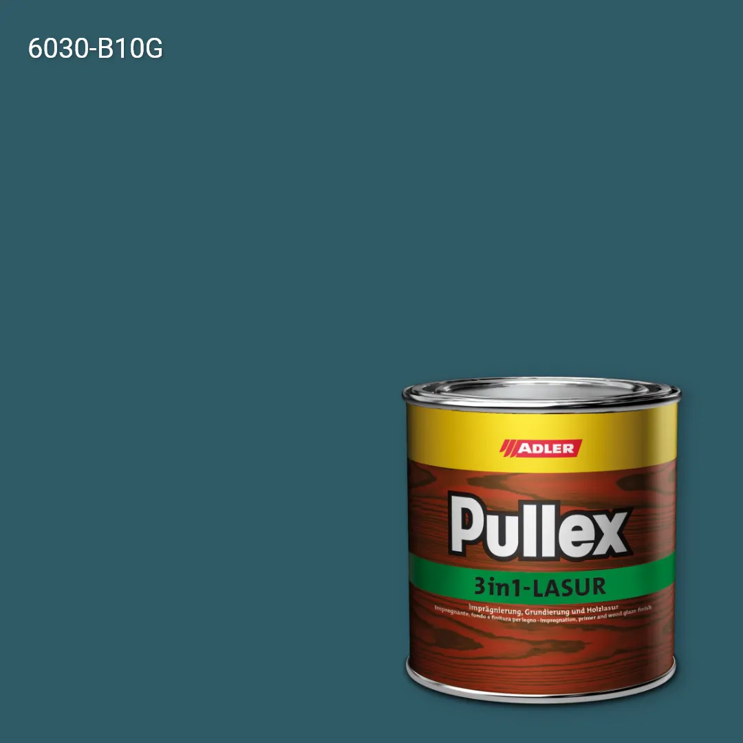 Лазур для дерева Pullex 3in1-Lasur колір NCS S 6030-B10G, Adler NCS S