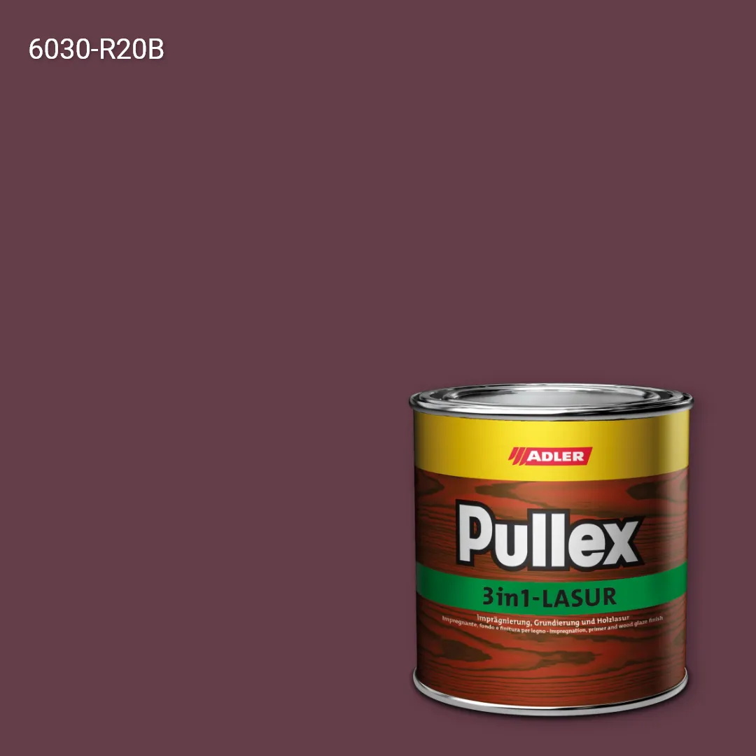 Лазур для дерева Pullex 3in1-Lasur колір NCS S 6030-R20B, Adler NCS S