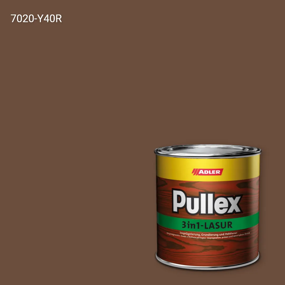Лазур для дерева Pullex 3in1-Lasur колір NCS S 7020-Y40R, Adler NCS S