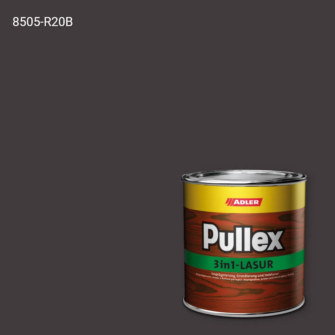 Лазур для дерева Pullex 3in1-Lasur колір NCS S 8505-R20B, Adler NCS S