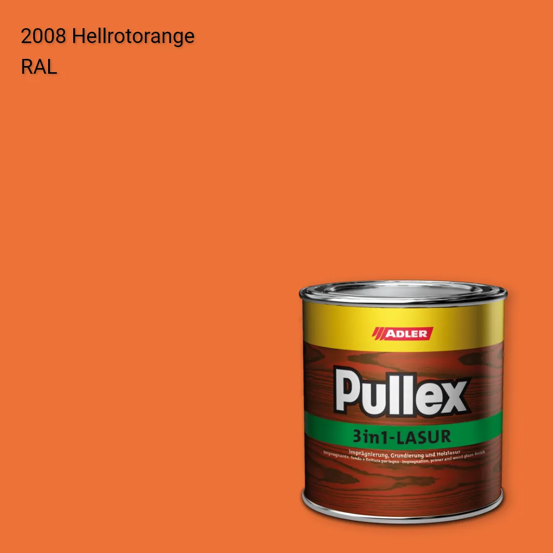 Лазур для дерева Pullex 3in1-Lasur колір RAL 2008, Adler RAL 192