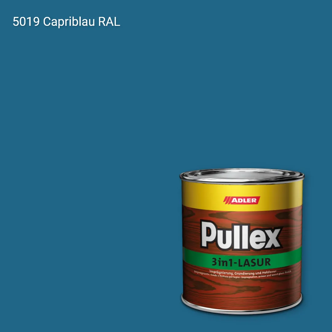 Лазур для дерева Pullex 3in1-Lasur колір RAL 5019, Adler RAL 192