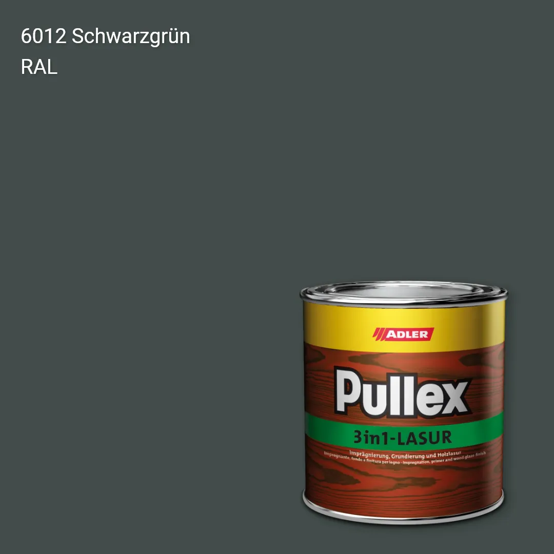 Лазур для дерева Pullex 3in1-Lasur колір RAL 6012, Adler RAL 192