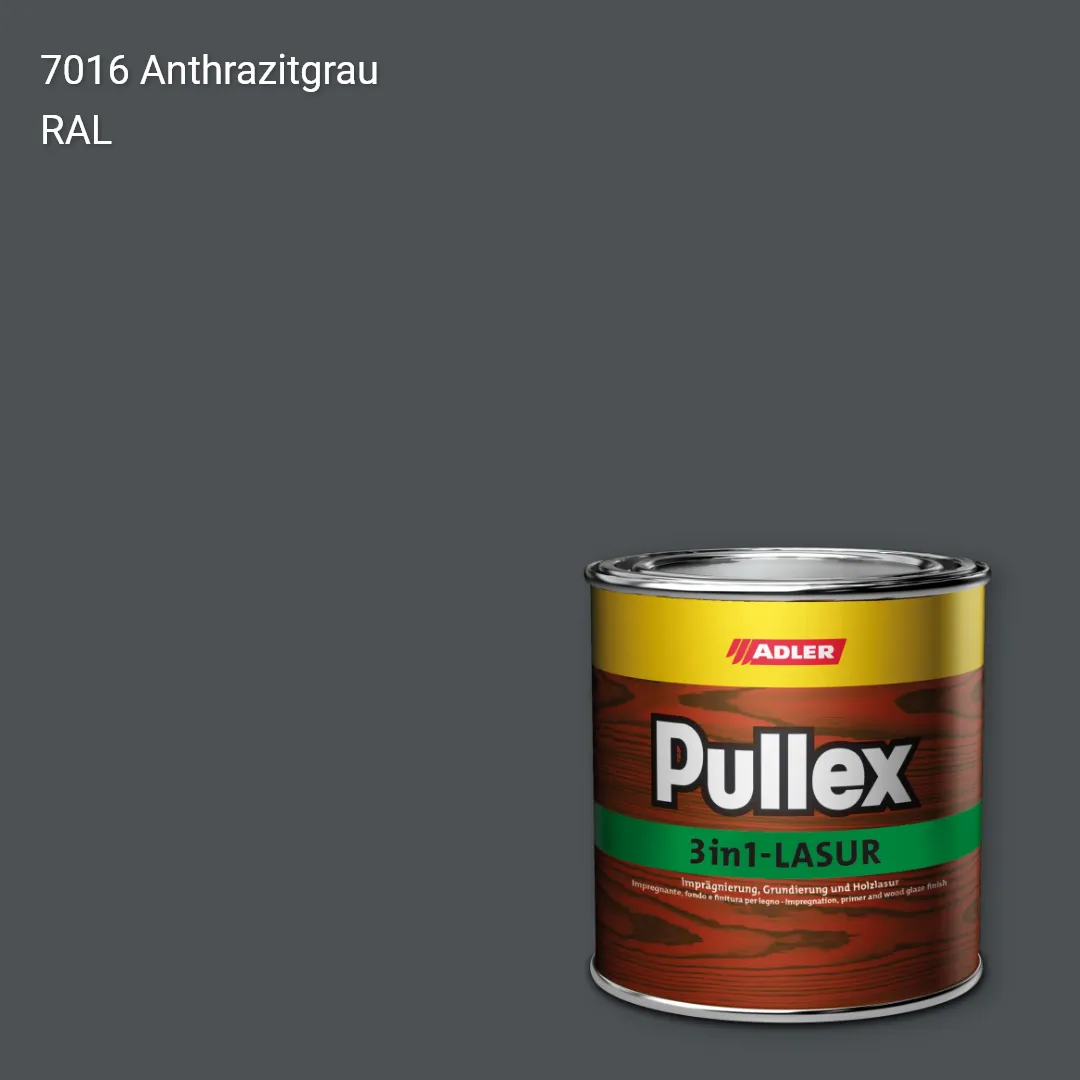Лазур для дерева Pullex 3in1-Lasur колір RAL 7016, Adler RAL 192