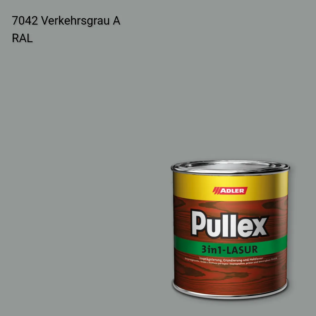 Лазур для дерева Pullex 3in1-Lasur колір RAL 7042, Adler RAL 192