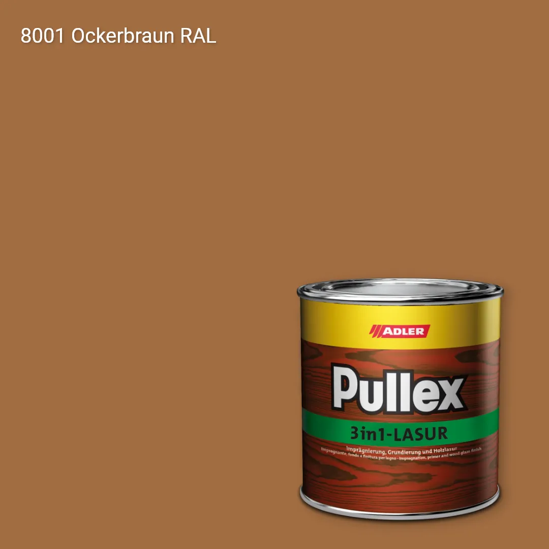 Лазур для дерева Pullex 3in1-Lasur колір RAL 8001, Adler RAL 192
