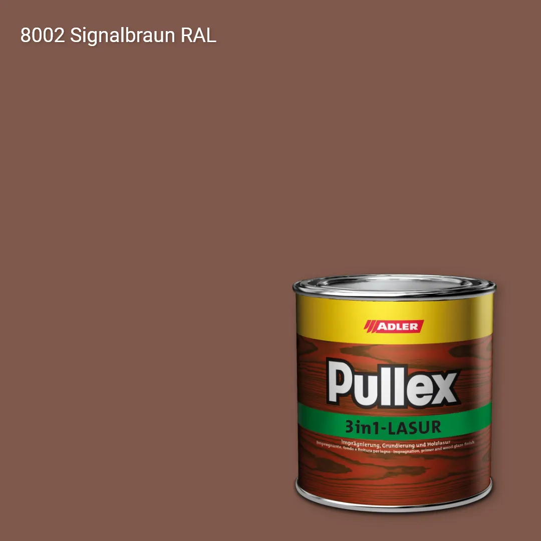 Лазур для дерева Pullex 3in1-Lasur колір RAL 8002, Adler RAL 192