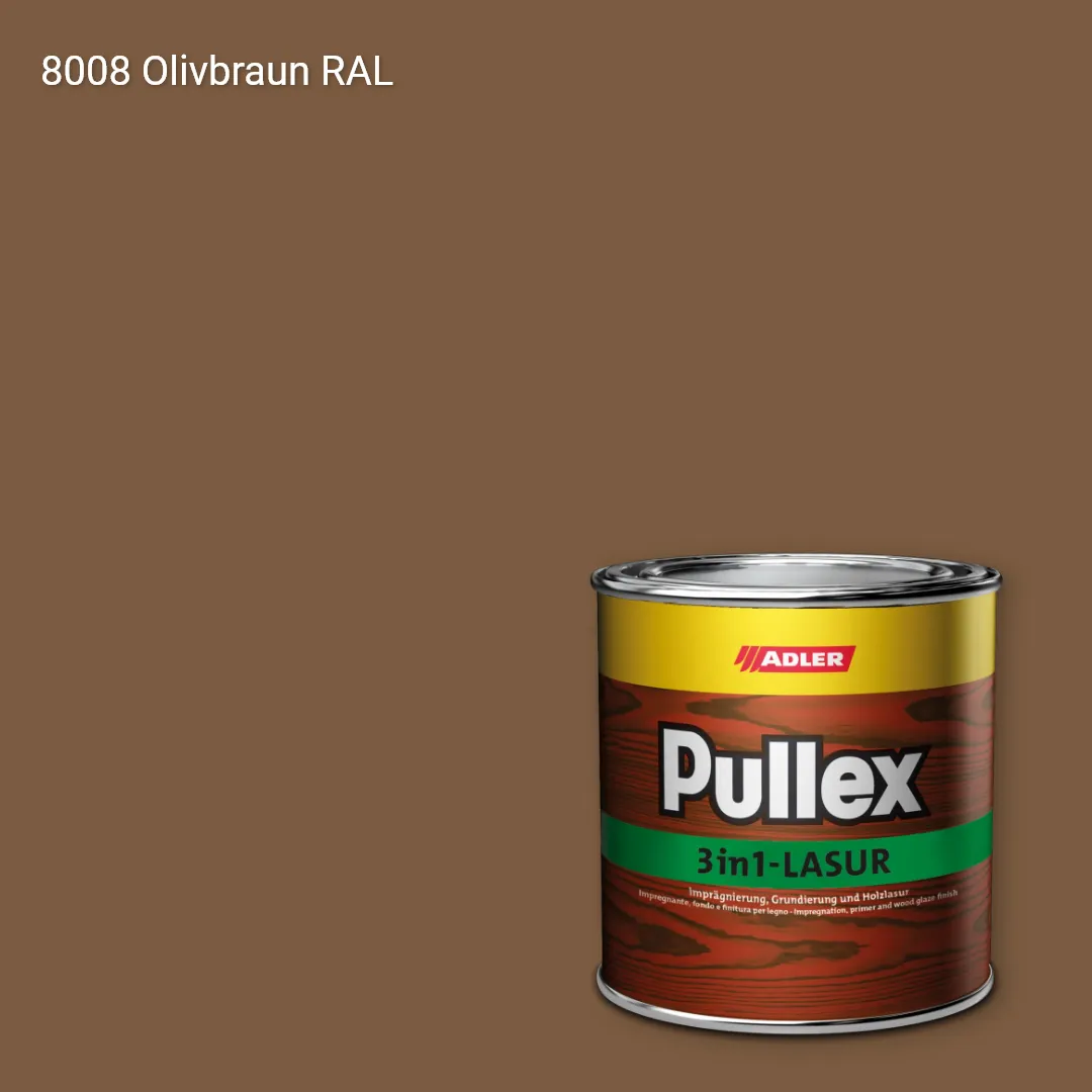 Лазур для дерева Pullex 3in1-Lasur колір RAL 8008, Adler RAL 192