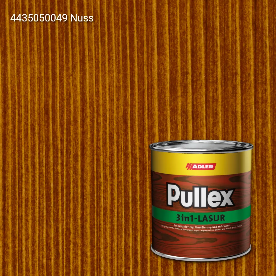 Лазур для дерева Pullex 3in1-Lasur колір 4435050049 Nuss, Adler Standard