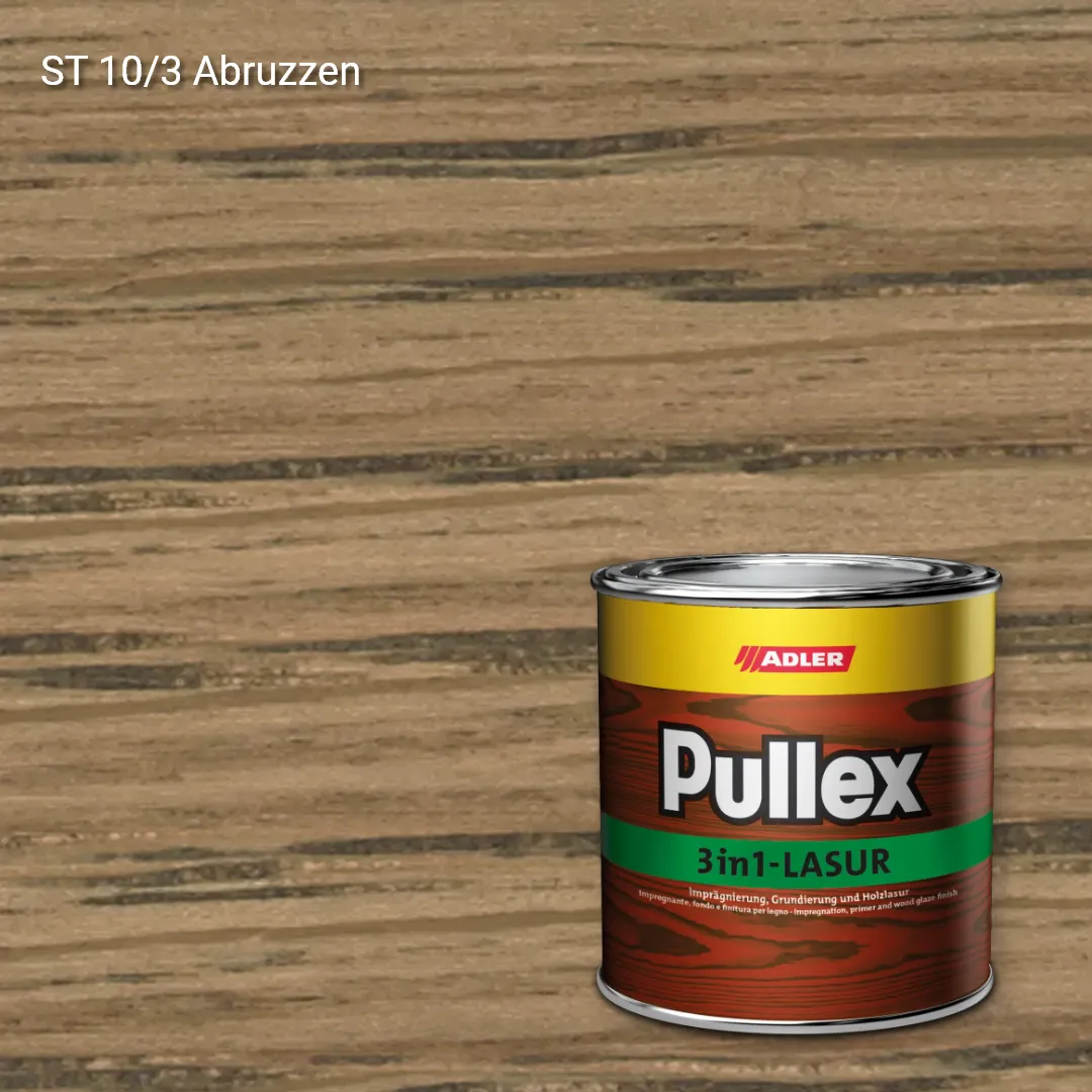 Лазур для дерева Pullex 3in1-Lasur колір ST 10/3, Adler Stylewood