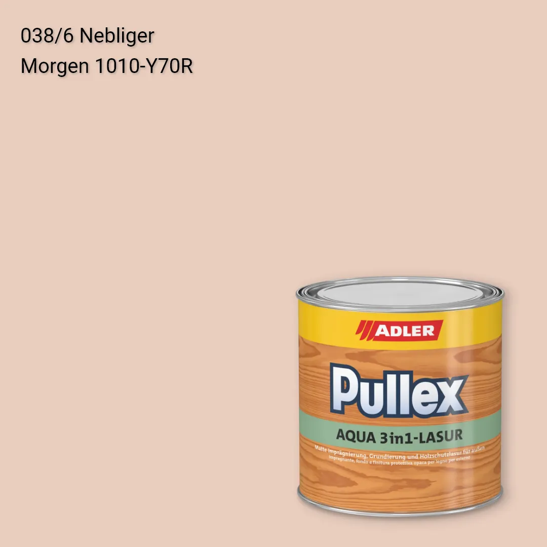 Лазур для дерева Pullex Aqua 3in1-Lasur колір C12 038/6, Adler Color 1200