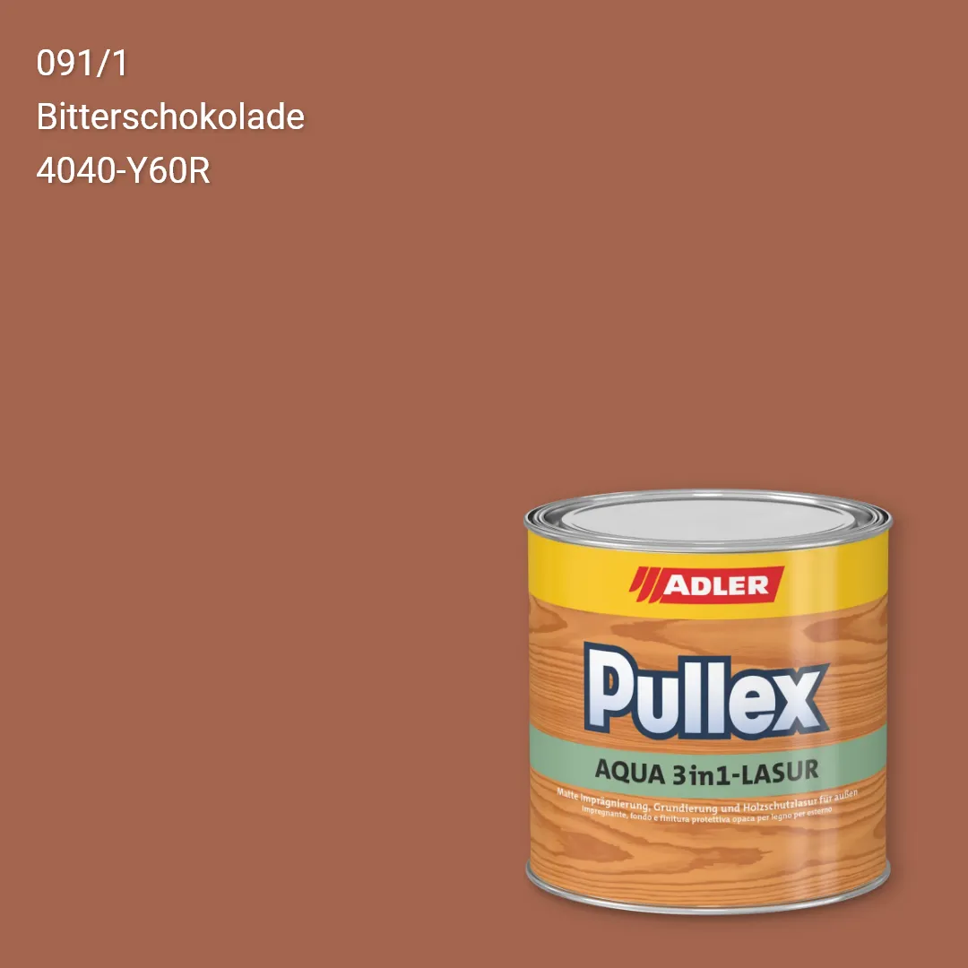 Лазур для дерева Pullex Aqua 3in1-Lasur колір C12 091/1, Adler Color 1200