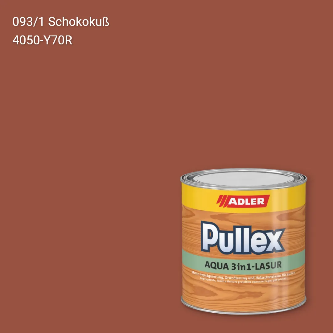 Лазур для дерева Pullex Aqua 3in1-Lasur колір C12 093/1, Adler Color 1200