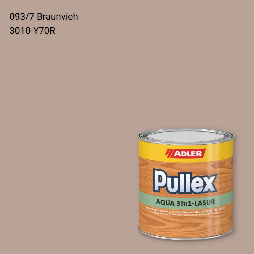 Лазур для дерева Pullex Aqua 3in1-Lasur колір C12 093/7, Adler Color 1200