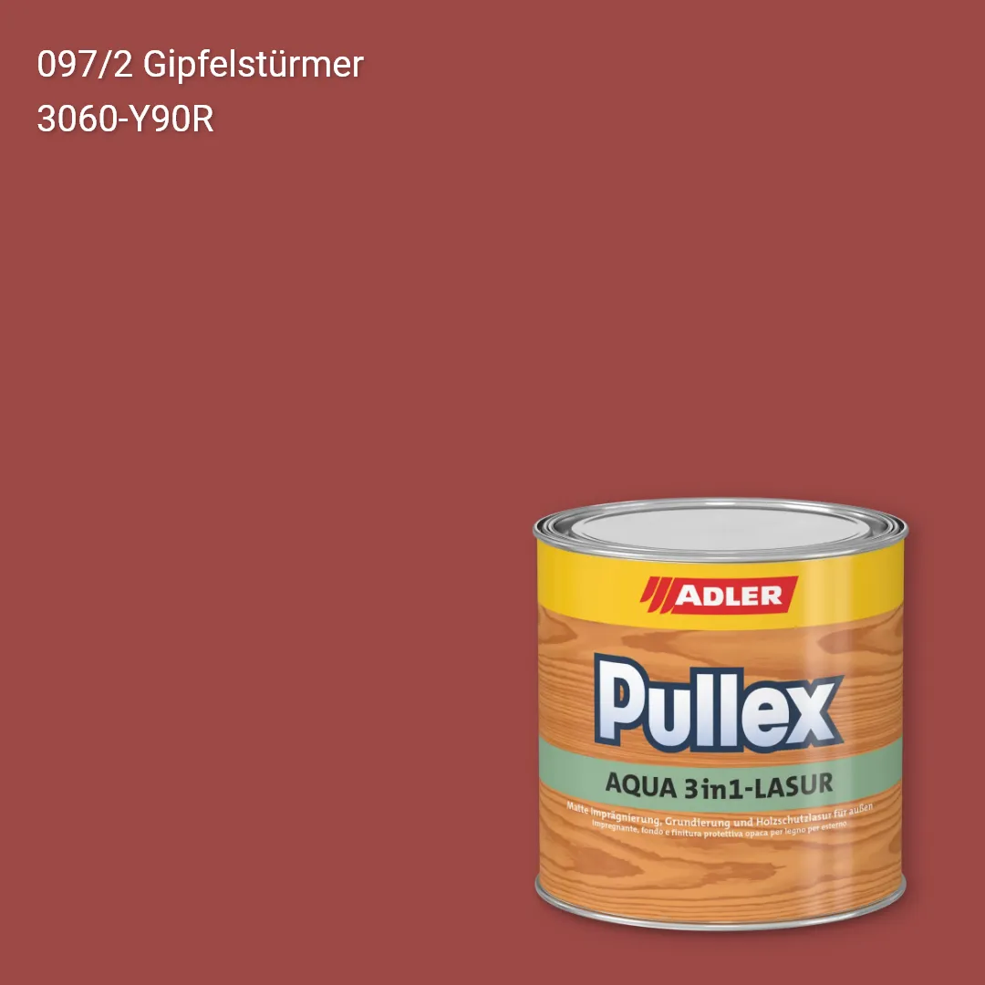 Лазур для дерева Pullex Aqua 3in1-Lasur колір C12 097/2, Adler Color 1200
