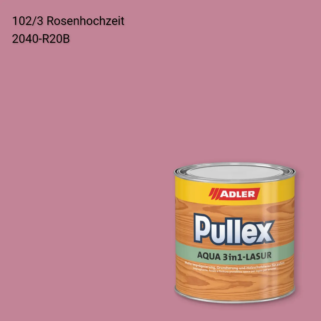 Лазур для дерева Pullex Aqua 3in1-Lasur колір C12 102/3, Adler Color 1200