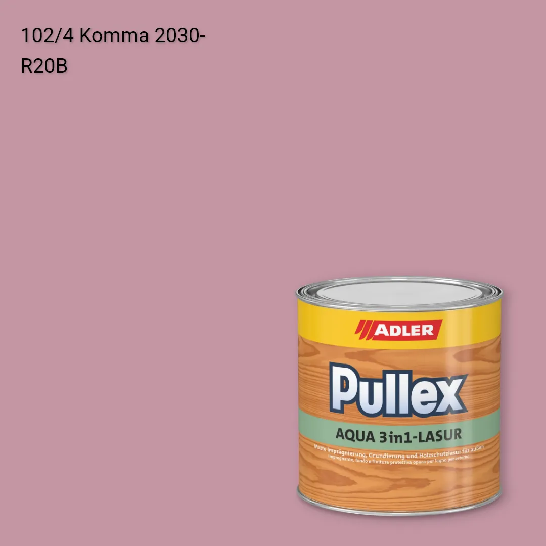Лазур для дерева Pullex Aqua 3in1-Lasur колір C12 102/4, Adler Color 1200