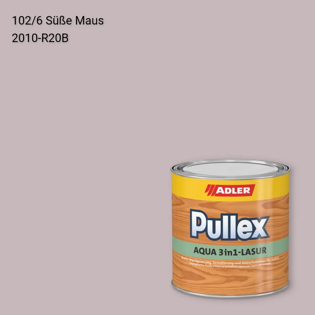 Лазур для дерева Pullex Aqua 3in1-Lasur колір C12 102/6, Adler Color 1200