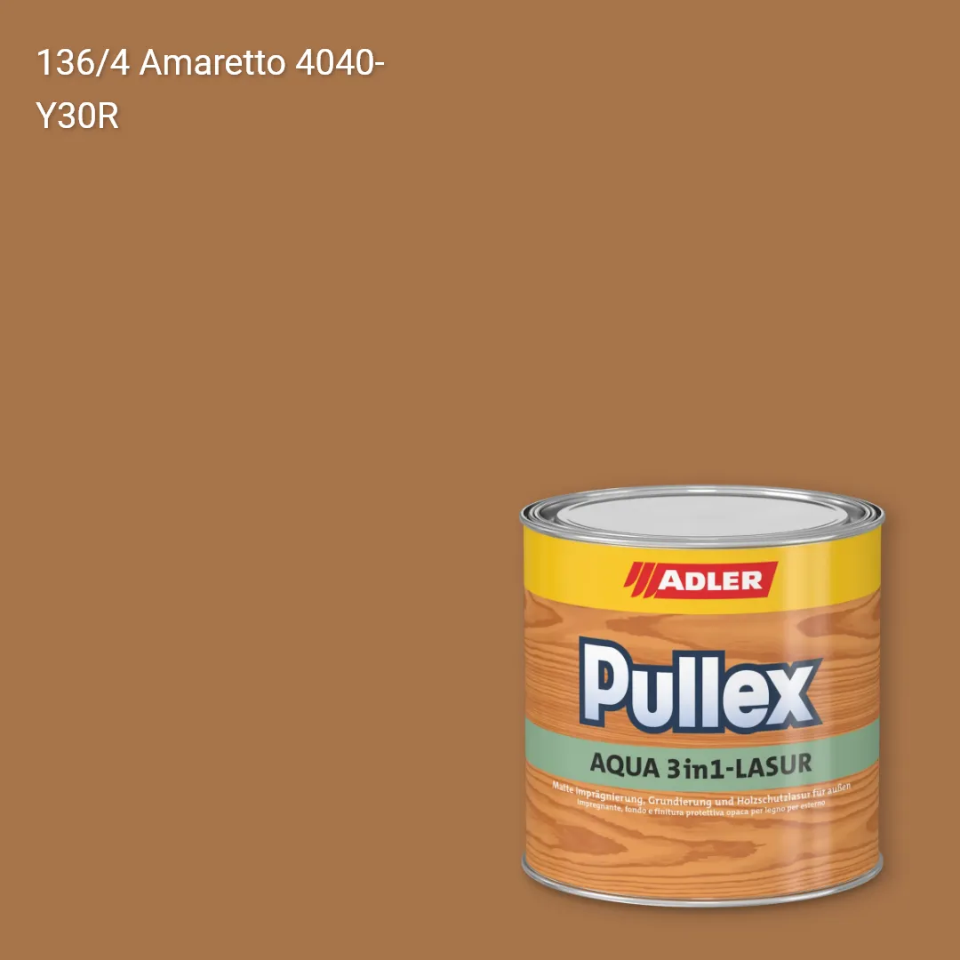 Лазур для дерева Pullex Aqua 3in1-Lasur колір C12 136/4, Adler Color 1200