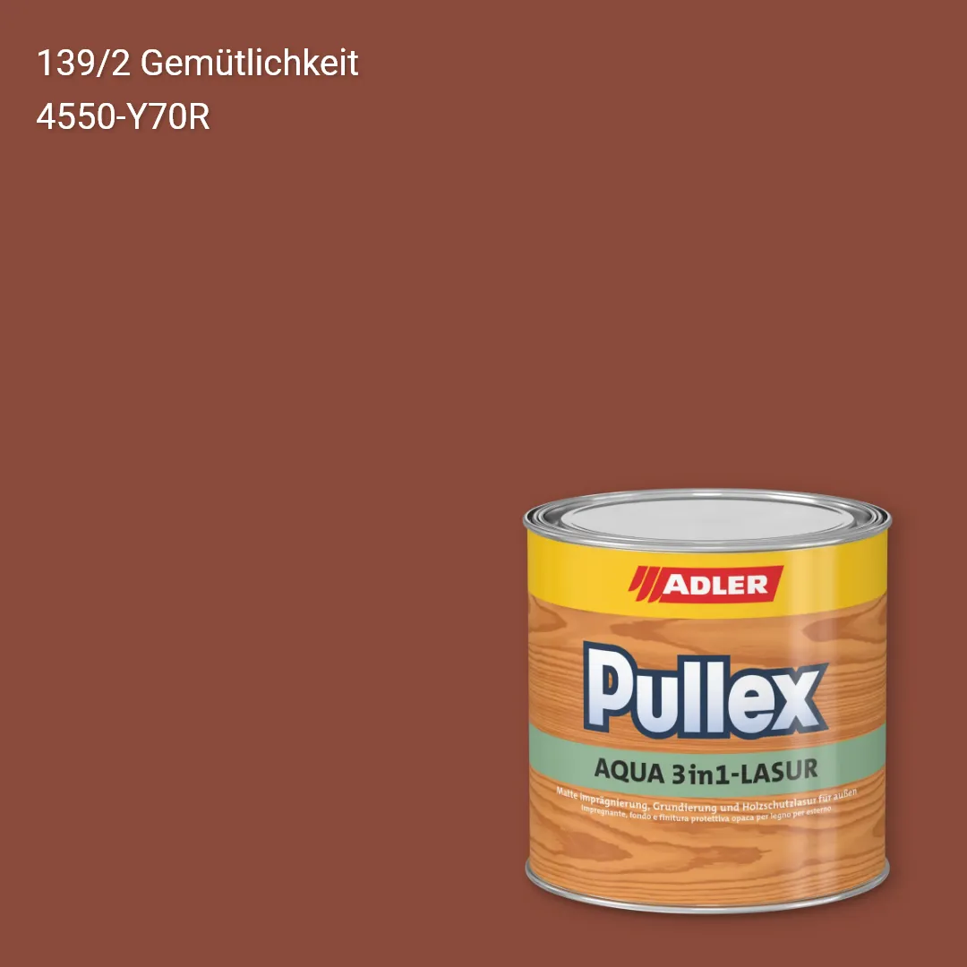Лазур для дерева Pullex Aqua 3in1-Lasur колір C12 139/2, Adler Color 1200