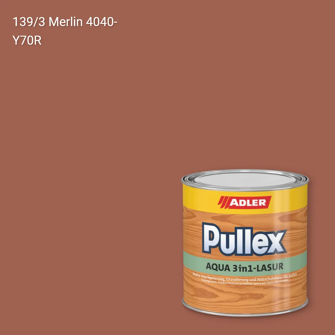 Лазур для дерева Pullex Aqua 3in1-Lasur колір C12 139/3, Adler Color 1200