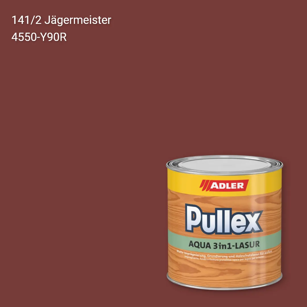 Лазур для дерева Pullex Aqua 3in1-Lasur колір C12 141/2, Adler Color 1200