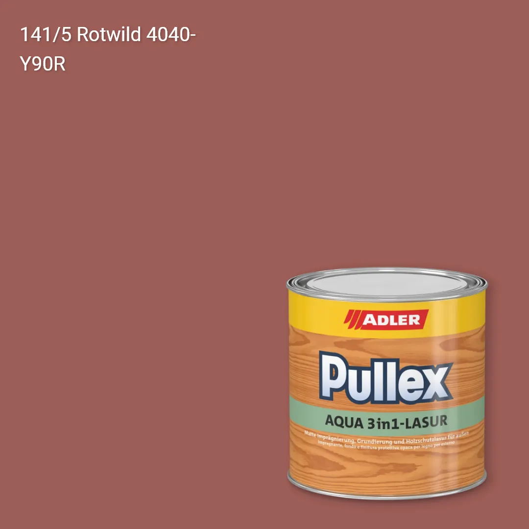 Лазур для дерева Pullex Aqua 3in1-Lasur колір C12 141/5, Adler Color 1200
