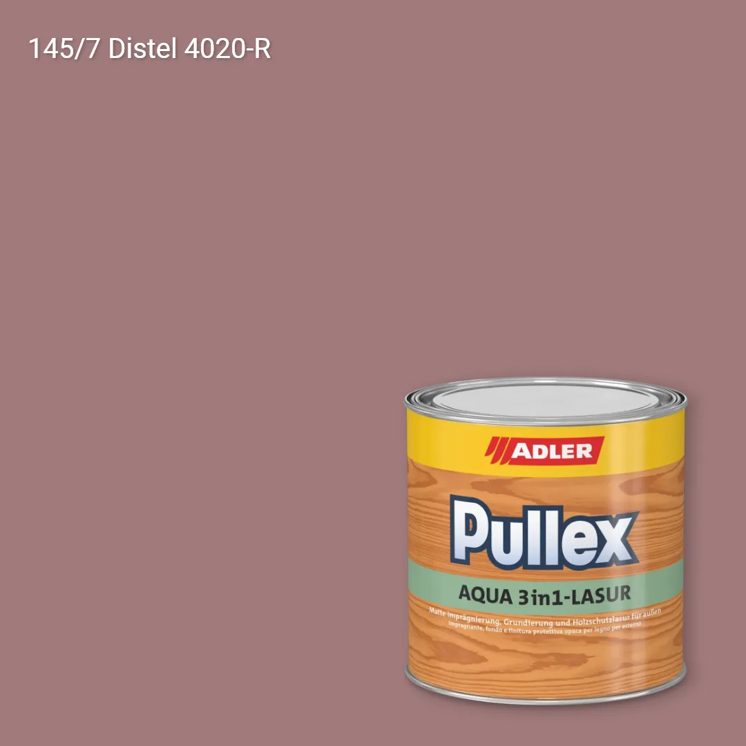 Лазур для дерева Pullex Aqua 3in1-Lasur колір C12 145/7, Adler Color 1200