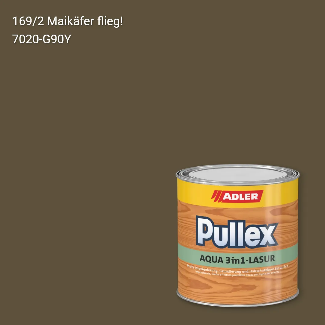Лазур для дерева Pullex Aqua 3in1-Lasur колір C12 169/2, Adler Color 1200
