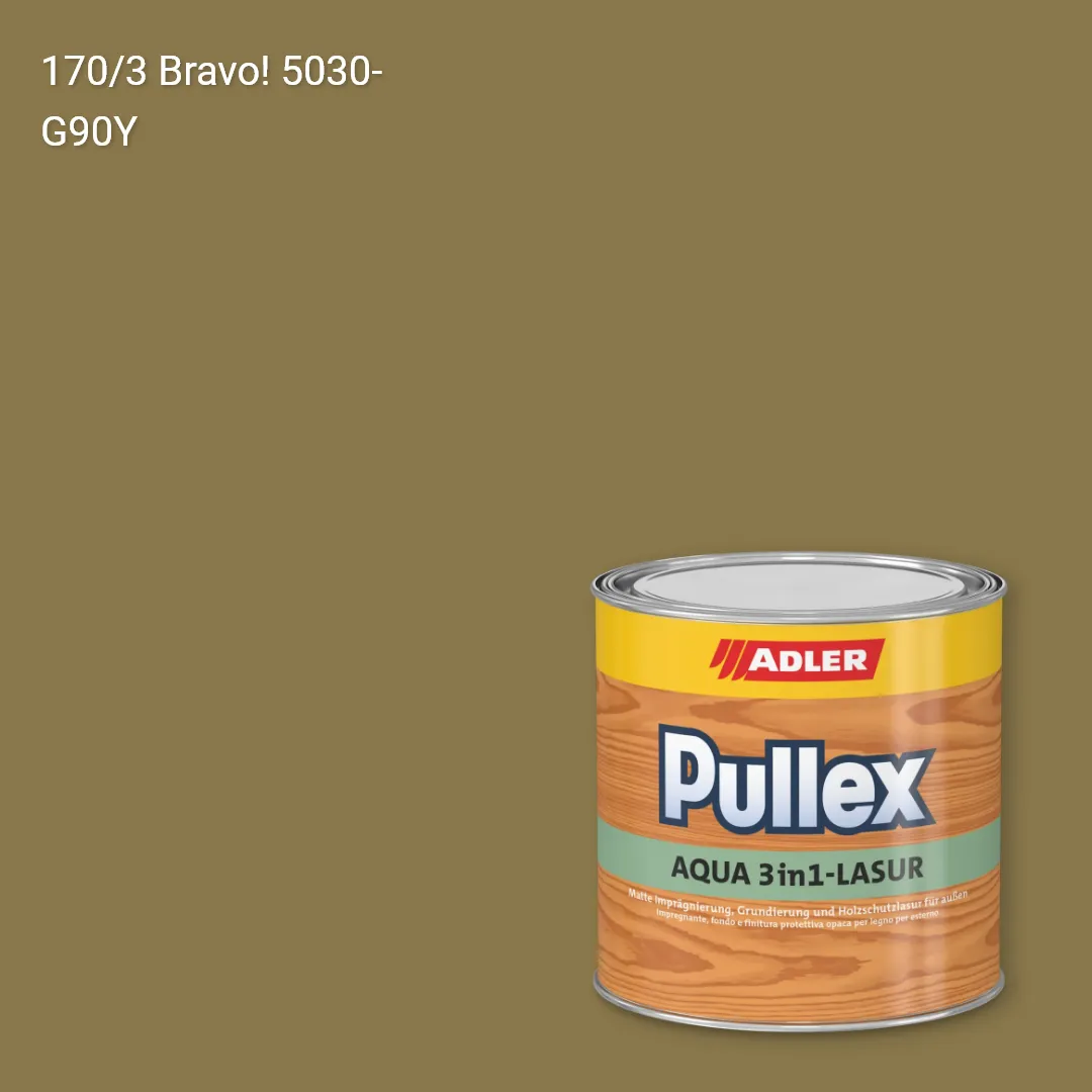Лазур для дерева Pullex Aqua 3in1-Lasur колір C12 170/3, Adler Color 1200